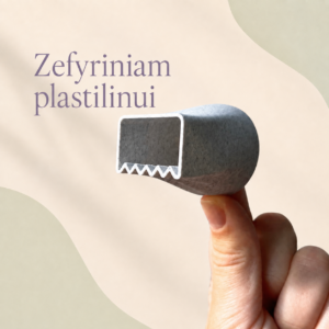 Antgalis zefyriniam plastilinui